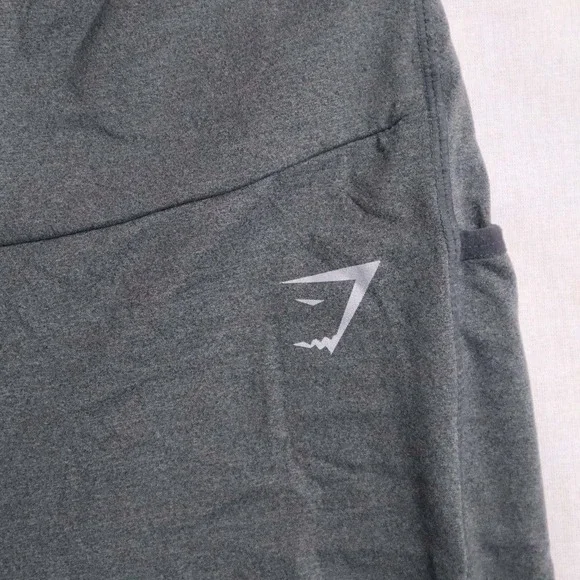 Gymshark Training Leggings Charcoal Grey High Waisted Pockets Women Size 6 - Picture 4 of 8